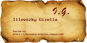 Illovszky Gizella névjegykártya